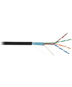 Купить Кабель Netlan EC-UF004-5E-PE-BK F/UTP 4 пары, Кат.5е, внешний, PE -40C, одножильный, 100МГц, черный, 305м в компании Зеон