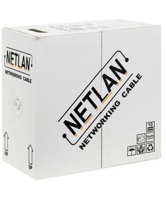 Купить Кабель Netlan EC-UF004-5E-PE-BK F/UTP 4 пары, Кат.5е, внешний, PE -40C, одножильный, 100МГц, черный, 305м, изображение 2 в компании Зеон