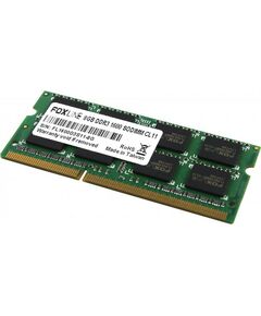 Купить Модуль памяти Foxline 8GB SODIMM 1600 DDR3 CL11 [FL1600D3S11-8G] в компании Зеон