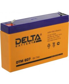 Аккумуляторы для ИБП и охранных систем: Аккумулятор для UPS Delta DTM 607 6V, 7Ah фотографии