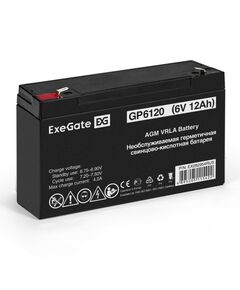 Купить Аккумулятор для UPS Exegate GP6120 6V, 12Ah [EX282954RUS] в компании Зеон