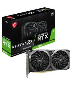 Видеокарты: Видеокарта MSI GeForce RTX3060 8Gb <PCI-E> GDDR6 HDMI+3xDP RTL [RTX 3060 VENTUS 2X 8G OC] фотографии