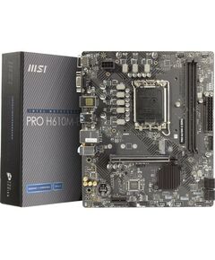 Купить Материнская плата MSI PRO H610M-E DDR4 LGA1700 H610 PCI-E Dsub+HDMI GbLAN SATA MicroATX 2DDR4 RTL в компании Зеон