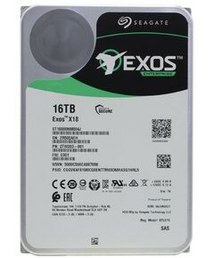 Купить Жёсткий диск Seagate 16 Tb Exos X18 SAS 12Gb/s 3.5" 7200rpm 256Mb [ST16000NM004J] в компании Зеон