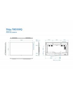 Купить Информационный профессиональный дисплей PHILIPS 75BDL3550Q (00/01) 75", изображение 3 в компании Зеон