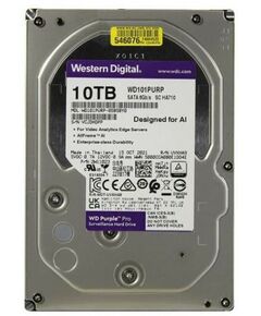 Купить Жёсткий диск Western Digital 10 Tb Purple Pro SATA 6Gb/s 3.5" [WD101PURP] в компании Зеон