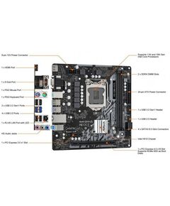 Купить Материнская плата ASRock H510M-HVS R2.0 LGA1200  PCI-E Dsub+HDMI GbLAN SATA MicroATX 2DDR4 (RTL), изображение 6 в компании Зеон