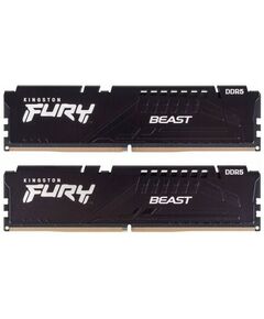 Оперативная память: Модуль памяти Kingston Fury Beast 32Gb KIT 2*16Gb DDR5 DIMM <PC5-41600> CL40 [KF552C40BBK2/32] фотографии