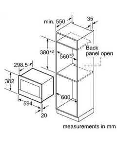 Купить Встраиваемая микроволновая печь Siemens BE634LGS1M iQ700, 382 x 594 x 318 мм, 21л, 900W, гриль, TouchControl, 10 автопрограмм открытие двери с кнопки, изображение 6 в компании Зеон