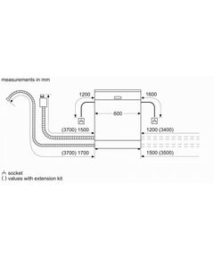 Купить Встраиваемая посудомоечная машина Siemens SN63HX26MM iQ300, 815x598x550 мм, 13 комплектов, 6 программ, 44 дБ, AquaStop, HomeConnect, HygienePlus, RackMatic, изображение 5 в компании Зеон