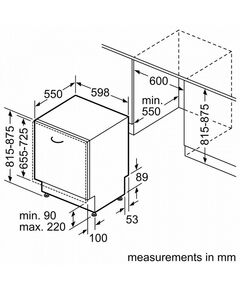 Купить Встраиваемая посудомоечная машина Siemens SN63HX26MM iQ300, 815x598x550 мм, 13 комплектов, 6 программ, 44 дБ, AquaStop, HomeConnect, HygienePlus, RackMatic, изображение 6 в компании Зеон