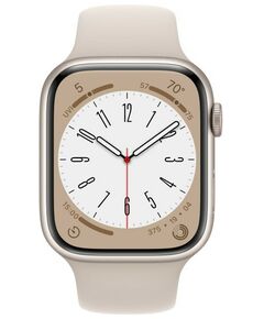 Купить Смарт-часы Apple Watch 8 GPS Starlight Aluminum Case with with Starlight Sport Band 45mm L [MNUQ3LL/A], изображение 2 в компании Зеон