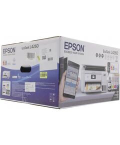 Купить МФУ Epson EcoTank L4260 A4, струйное, LCD, 33стр/мин, 5760x1440dpi, 4 краски, USB2.0, WiFi, двусторонняя печать [C11CJ63412/411/415], изображение 14 в компании Зеон