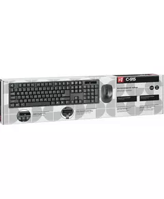 Купить Комплект Defender Wireless Combo C-915 кл-ра, USB, FM+Мышь 4кн, Roll, USB, FM [45915], изображение 4 в компании Зеон