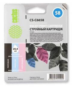 Купить Картридж Cactus CS-C6658 № 58 для HP DJ 5550, фото-черный в компании Зеон