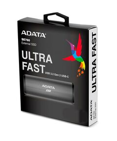 Купить Накопитель AData 2 Tb SE760 USB3.2 [ASE760-2TU32G2-CBK], изображение 2 в компании Зеон