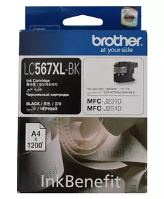 Купить Картридж Brother LC567XLBK для Brother MFC-J2310, MFC-J2510, MFC-J3520, MFC-J3720 в компании Зеон