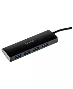 Купить Разветвитель BURO BU-HUB4-0.5-U3.0 4 порта, USB 3.0, черный в компании Зеон