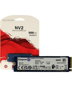 Купить SSD-накопитель Kingston 500 Gb NV2S M.2 2280 M [SNV2S/500G], изображение 2 в компании Зеон