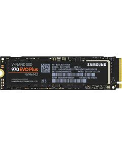 Купить SSD-накопитель Samsung 2 Tb  970 EVO Plus M.2 2280 M V-NAND 3bit-MLC RTL [MZ-V7S2T0BW], изображение 2 в компании Зеон