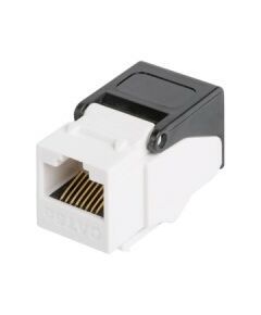 Купить Модуль-вставка Nikomax NMC-KJUD2-NT-WT типа Keystone, Кат.5е (Класс D), 100МГц, RJ45/8P8C, самозажимной, T568A/B, неэкранированный, белый в компании Зеон