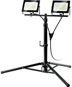 Осветительные приборы: Светодиодные прожекторы на штативе Зубр Профессионал ПСК 50х2 2х50Вт, 6500К IP65, 1.6м [57145-2-50] фотографии