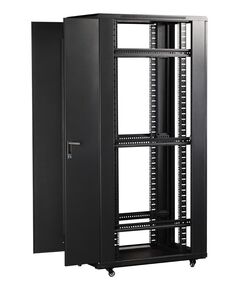 Купить Шкаф Lanmaster TWT-CBB-22U-6x6-G1 19" Business, 22U 600x600, черный, передняя дверь стекло, задняя дверь распашная металл, изображение 7 в компании Зеон