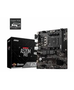 Купить Материнская плата MSI A520M PRO AM4 AMD A520 2xDDR4 mATX AC97 8ch(7.1) GbLAN RAID+VGA+HDMI+DP, изображение 4 в компании Зеон