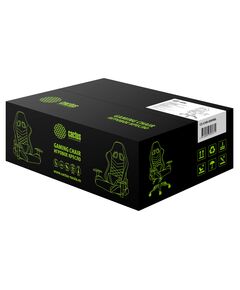 Купить Кресло игровое Cactus CS-CHR-0099BL с RGB-подсветкой черный эко.кожа с подголов. крестов. сталь, изображение 10 в компании Зеон