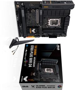 Купить Материнская плата Asus TUF GAMING B760-PLUS WIFI D4 LGA1700  2xPCI-E+HDMI+DP 2.5Gb LAN+WiFi+BT SATA ATX 4DDR4 RTL, изображение 8 в компании Зеон