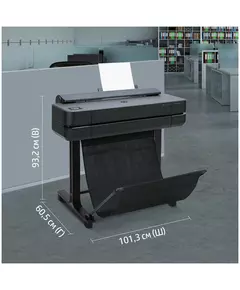 Купить Струйный принтер HP DesignJet T630 24", 1Gb, 2400x1200dpi, USB2.0, WiFi, сетевой [5HB09A], изображение 5 в компании Зеон