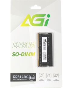 Купить Модуль памяти AGI 8Gb DDR4 3200MHz SD138 PC4-25600 SODIMM 260-pin RTL [AGI320008SD138] в компании Зеон