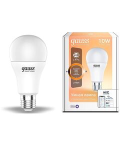 Купить Умная лампа Gauss IoT Smart Home E27 10Вт 1055lm Wi-Fi [1070112] в компании Зеон