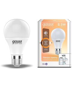 Купить Умная лампа Gauss IoT Smart Home E27 8.5Вт 806lm Wi-Fi [1050112] в компании Зеон