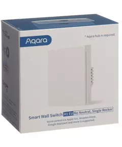 Купить Умный выключатель Aqara Smart Wall Switch H1 EU 1-но кл. белый [WS-EUK01], изображение 7 в компании Зеон