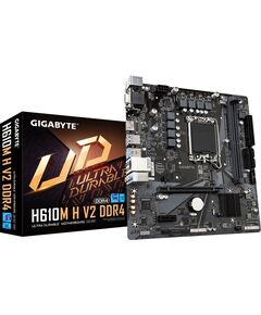 Купить Материнская плата GigaByte H610M H V2 DDR4 LGA1700  PCI-E Dsub+HDMI GbLAN SATA MicroATX 2DDR4 RTL, изображение 6 в компании Зеон