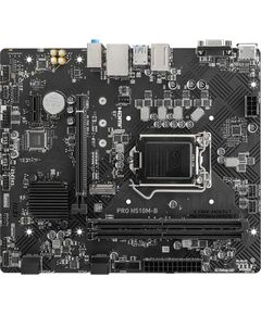 Купить Материнская плата MSI PRO H510M-B LGA1200  PCI-E Dsub+HDMI GbLAN SATA MicroATX 2DDR4 в компании Зеон