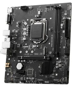 Купить Материнская плата MSI PRO H510M-B LGA1200  PCI-E Dsub+HDMI GbLAN SATA MicroATX 2DDR4, изображение 3 в компании Зеон