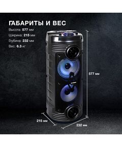 Купить Минисистема Hyundai H-MC170 80Вт FM USB BT SD/MMC, изображение 10 в компании Зеон