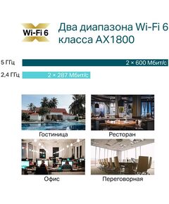 Купить Точка доступа TP-Link EAP610 Ceiling Mount Wi-Fi 6 Access Point, изображение 8 в компании Зеон