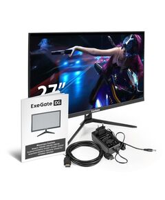 Купить Монитор безрамочный Exegate ProSmart EZ2707A 27" IPS LED, FHD, 1920x1080@75Гц, 16:9, 280cd/m2, 1000:1, 178°/178°, 5ms, Speakers, D-Sub, HDMI1.4 [EX296348RUS], изображение 8 в компании Зеон