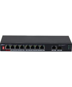 Купить Коммутатор Dahua DH-PFS3110-8ET1GT1GF-96 8x100Mb 1G 8PoE 96W неуправляемый, изображение 2 в компании Зеон