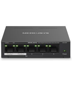 Купить Коммутатор Mercusys MS105GP 5-Port Gigabit, 4-Port PoE+, 1 Gigabit Non-PoE, изображение 2 в компании Зеон