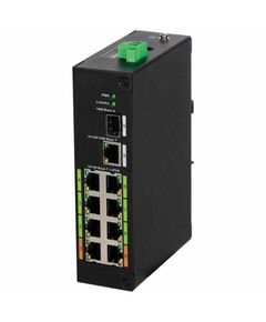 Купить Коммутатор Dahua DH-LR2110-8ET-120 1x100Mb 8G 1SFP 6PoE+ 120W неуправляемый, изображение 2 в компании Зеон