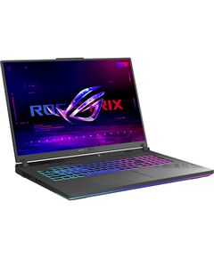 Купить Ноутбук Asus ROG Strix G18 G814JIR-N6048 i9 14900HX/16Gb/1024PCISSDGb/noDVD/Ext:nVidia GeForce RTX4070 8Gb/Cam/BT/WiFi/18" 2560x1600 240Hz IPS/3кг/Eclipse Gray/noOS [90NR0ID6-M002E0] в компании Зеон