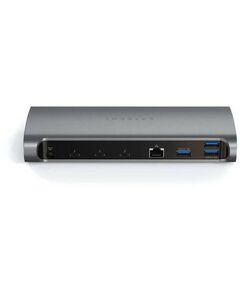 Купить Зарядная док-станция Satechi Thunderbolt 4 EU Space Gray цвет серый космос [ST-UCT4DM-EU], изображение 2 в компании Зеон