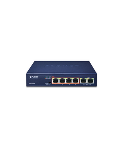 Купить Коммутатор Planet FSD-604HP 4-Port 10/100TX 802.3at POE + 2-Port 10/100TX, 60W POE Budget, изображение 2 в компании Зеон