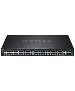 Купить Коммутатор ZyXEL XGS2220-54FP-EU0101F L3, 19", 48xRJ-45: 1G PoE+ (8 of them PoE++), 2xRJ-45: 1/2.5/5/10G PoE++, 4xSFP+, 960W PoE budget, standalone/cloud management в компании Зеон