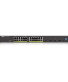 Купить Коммутатор ZyXEL XGS2210-28HP-EU0101F 24 port Gigabit L2 managed PoE+, 375 Watt, 4x 10G в компании Зеон