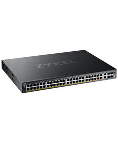 Купить Коммутатор ZyXEL XGS2220-54FP-EU0101F L3, 19", 48xRJ-45: 1G PoE+ (8 of them PoE++), 2xRJ-45: 1/2.5/5/10G PoE++, 4xSFP+, 960W PoE budget, standalone/cloud management, изображение 4 в компании Зеон